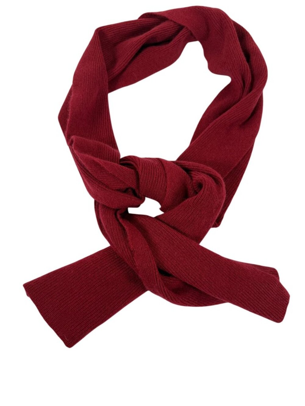 Quince Mongolian Cashmere Scarf Crimson One Size Soft Academia Capsule Wardrobe